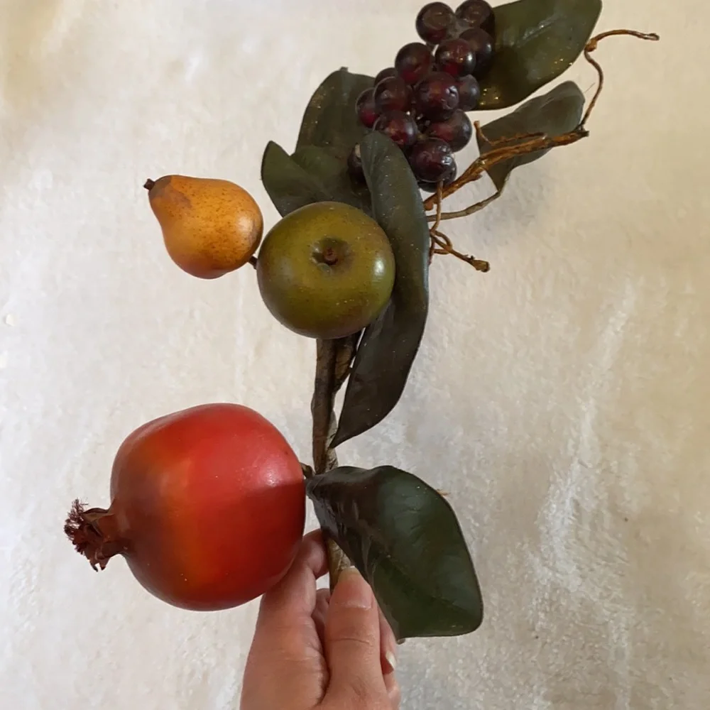 🆕Artificial Fruit Spray- Grapes, pomegranate, etc